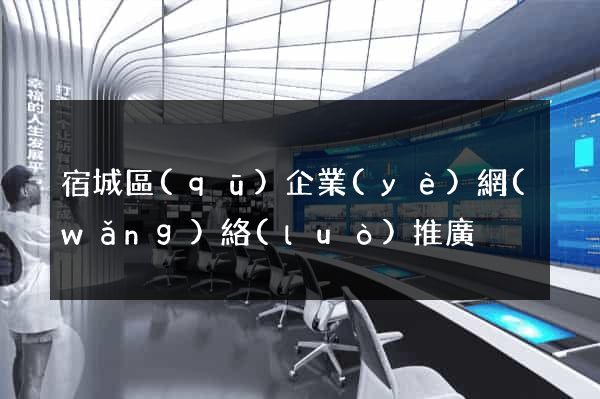 宿城區(qū)企業(yè)網(wǎng)絡(luò)推廣