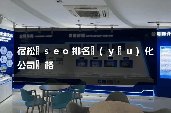 宿松縣seo排名優(yōu)化公司價格