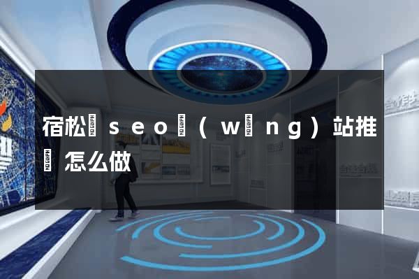 宿松縣seo網(wǎng)站推廣怎么做