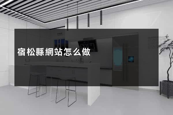 宿松縣網站怎么做