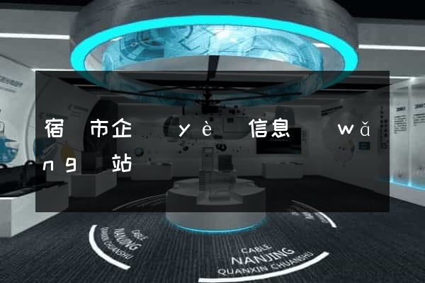 宿遷市企業(yè)信息網(wǎng)站