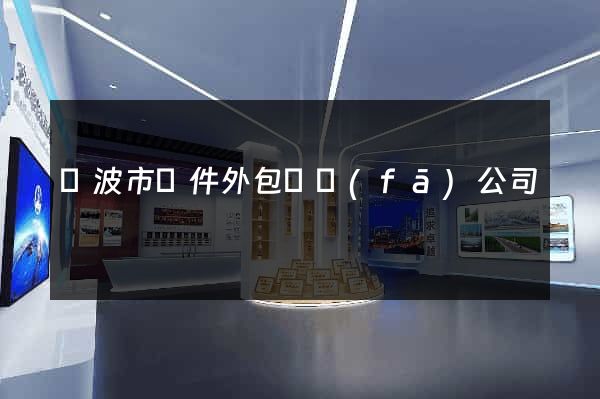 寧波市軟件外包開發(fā)公司