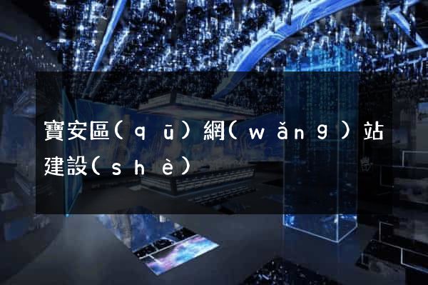 寶安區(qū)網(wǎng)站建設(shè)