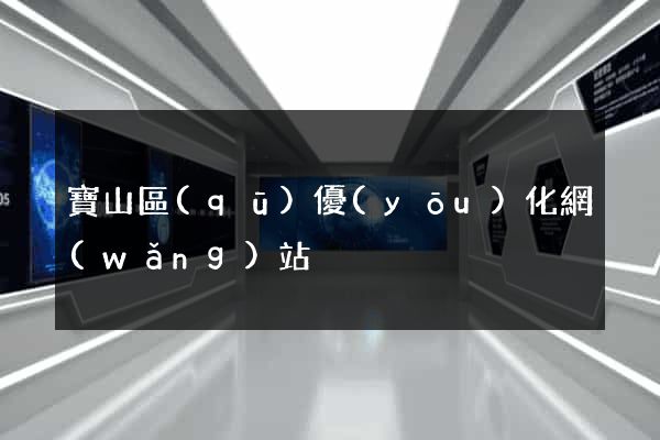 寶山區(qū)優(yōu)化網(wǎng)站