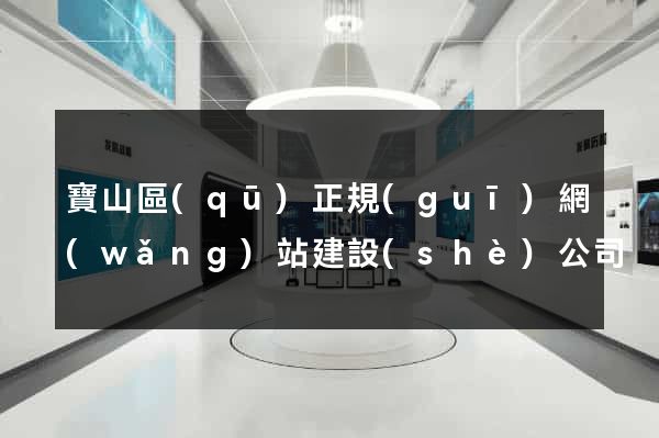 寶山區(qū)正規(guī)網(wǎng)站建設(shè)公司