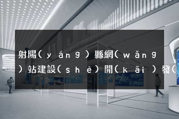 射陽(yáng)縣網(wǎng)站建設(shè)開(kāi)發(fā)