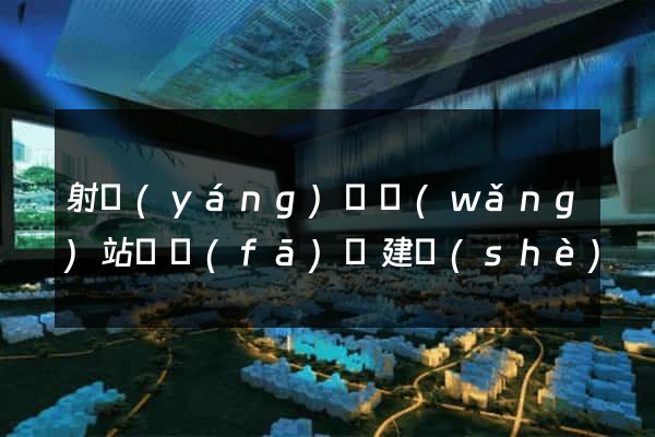 射陽(yáng)縣網(wǎng)站開發(fā)與建設(shè)