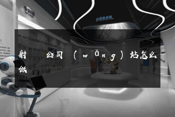 射陽縣公司網(wǎng)站怎么做