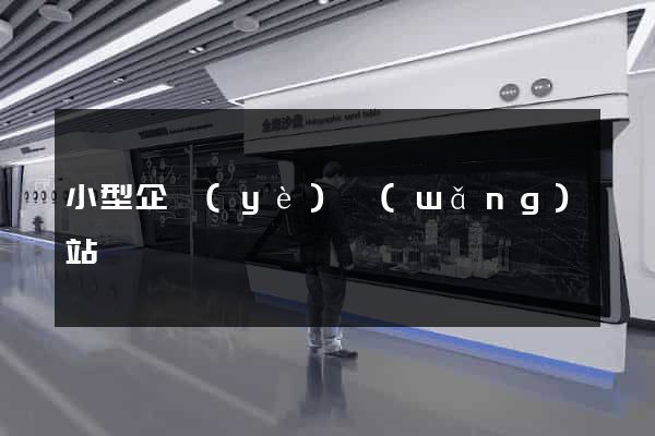 小型企業(yè)網(wǎng)站