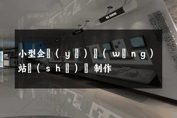小型企業(yè)網(wǎng)站設(shè)計制作