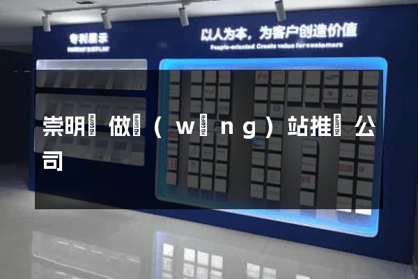 崇明縣做網(wǎng)站推廣公司