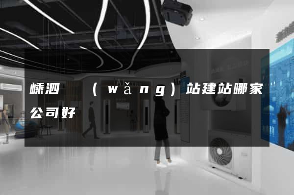 嵊泗縣網(wǎng)站建站哪家公司好
