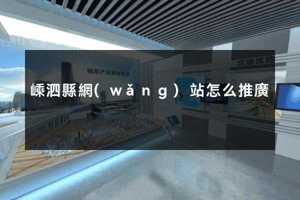 嵊泗縣網(wǎng)站怎么推廣