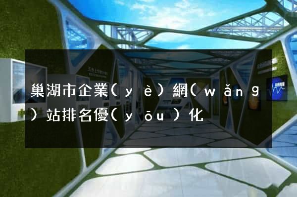 巢湖市企業(yè)網(wǎng)站排名優(yōu)化