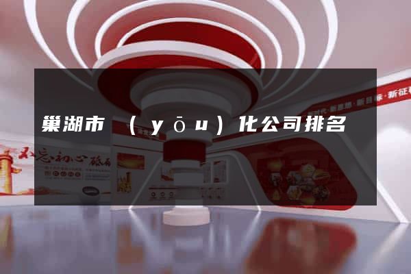 巢湖市優(yōu)化公司排名