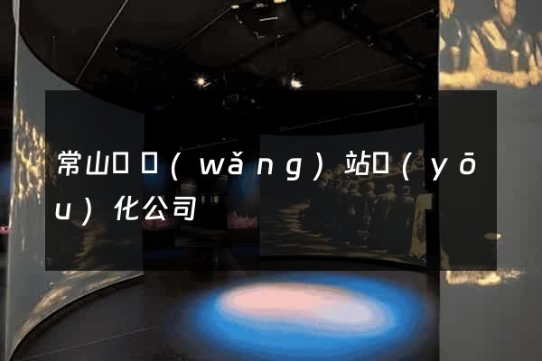 常山縣網(wǎng)站優(yōu)化公司