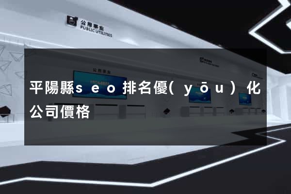平陽縣seo排名優(yōu)化公司價格