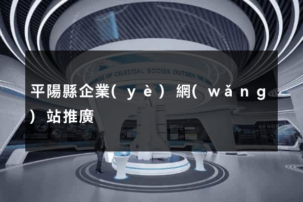 平陽縣企業(yè)網(wǎng)站推廣