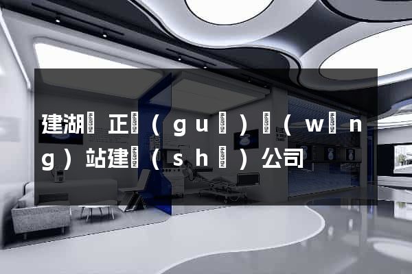 建湖縣正規(guī)網(wǎng)站建設(shè)公司