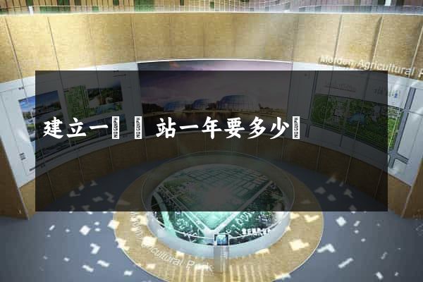 建立一個網站一年要多少錢