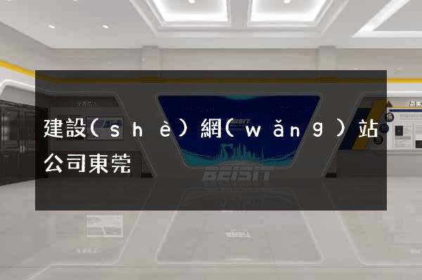 建設(shè)網(wǎng)站公司東莞