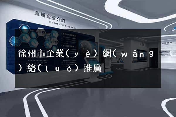 徐州市企業(yè)網(wǎng)絡(luò)推廣