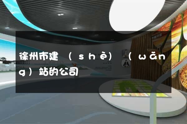徐州市建設(shè)網(wǎng)站的公司