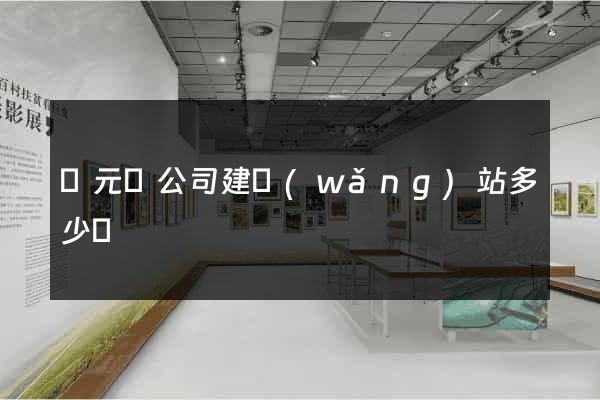 慶元縣公司建網(wǎng)站多少錢