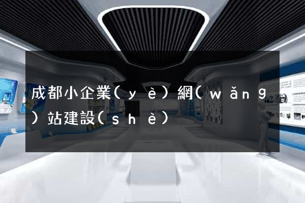 成都小企業(yè)網(wǎng)站建設(shè)
