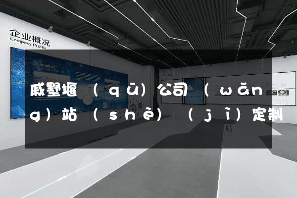 戚墅堰區(qū)公司網(wǎng)站設(shè)計(jì)定制