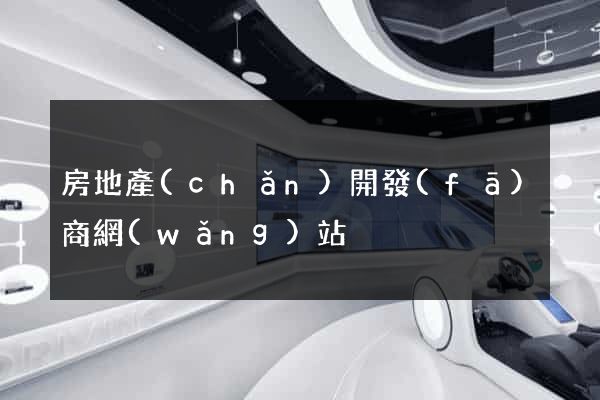 房地產(chǎn)開發(fā)商網(wǎng)站