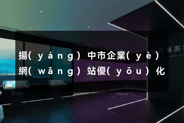 揚(yáng)中市企業(yè)網(wǎng)站優(yōu)化