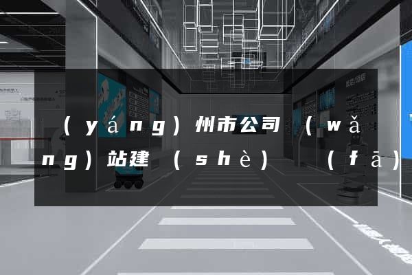 揚(yáng)州市公司網(wǎng)站建設(shè)開發(fā)