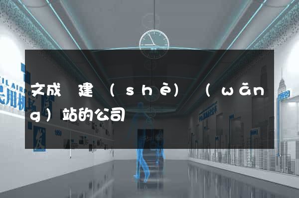 文成縣建設(shè)網(wǎng)站的公司