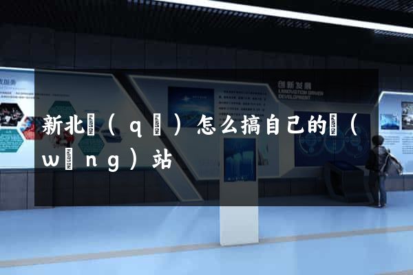 新北區(qū)怎么搞自己的網(wǎng)站