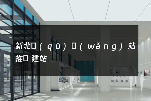 新北區(qū)網(wǎng)站推廣建站