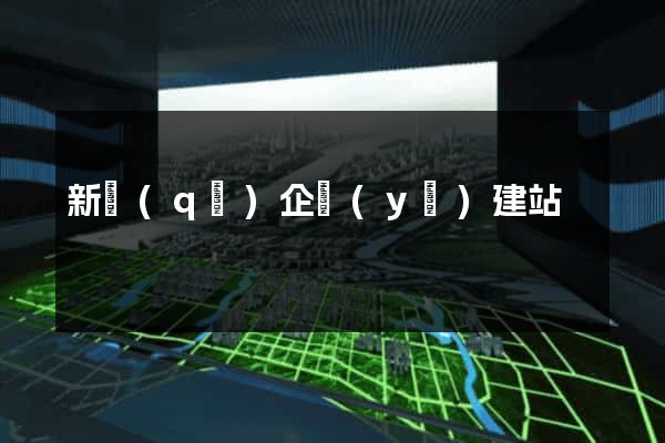 新區(qū)企業(yè)建站