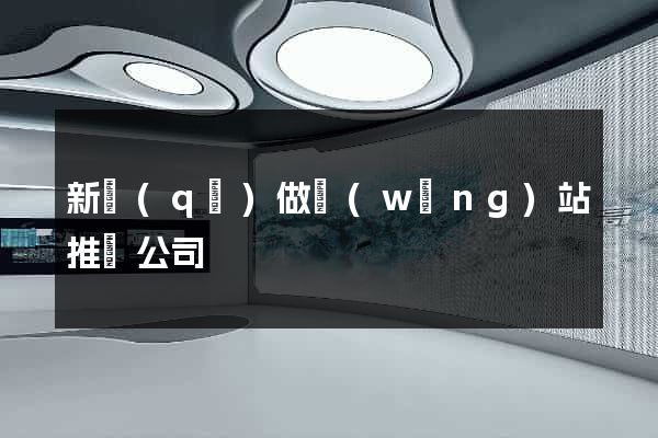 新區(qū)做網(wǎng)站推廣公司