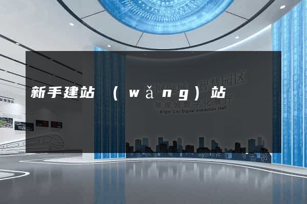 新手建站網(wǎng)站