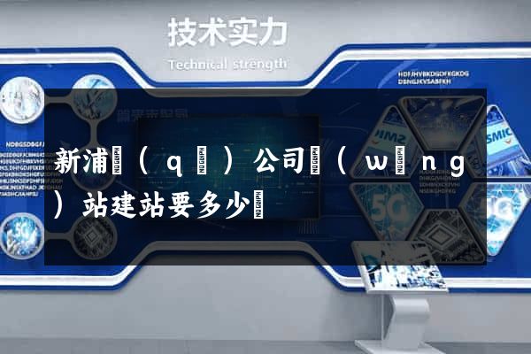 新浦區(qū)公司網(wǎng)站建站要多少錢