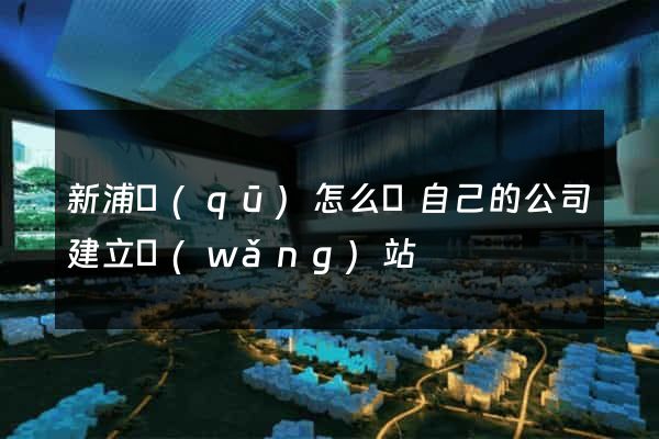 新浦區(qū)怎么給自己的公司建立網(wǎng)站