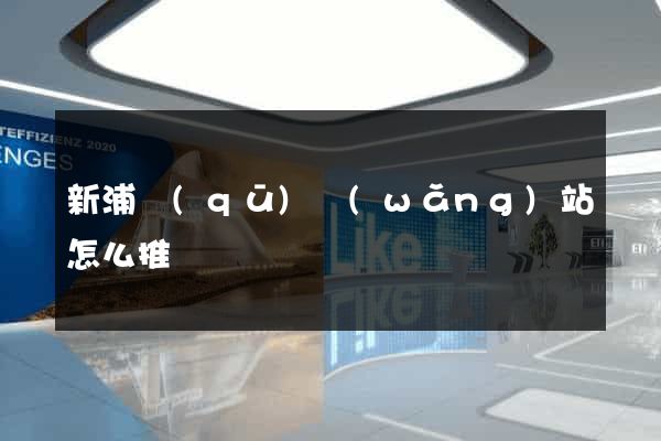 新浦區(qū)網(wǎng)站怎么推廣