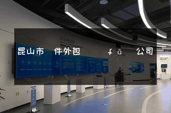 昆山市軟件外包開發(fā)公司