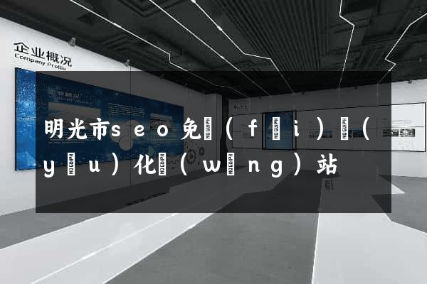 明光市seo免費(fèi)優(yōu)化網(wǎng)站