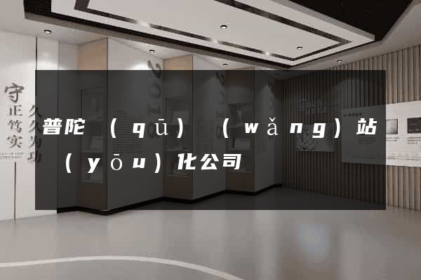 普陀區(qū)網(wǎng)站優(yōu)化公司