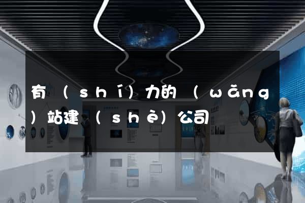 有實(shí)力的網(wǎng)站建設(shè)公司
