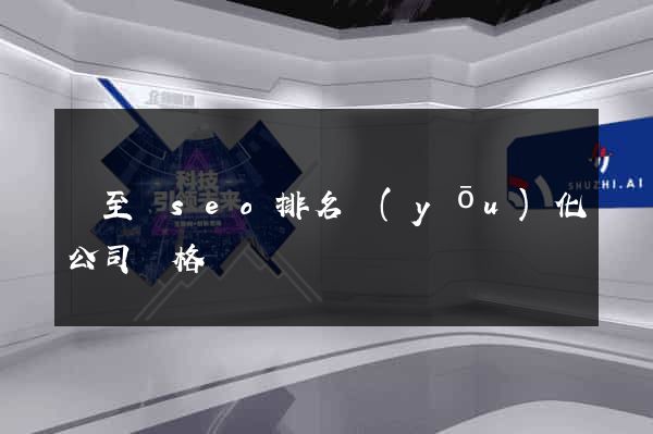 東至縣seo排名優(yōu)化公司價格