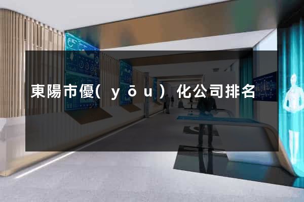 東陽市優(yōu)化公司排名