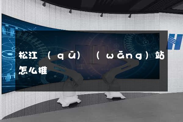 松江區(qū)網(wǎng)站怎么推廣