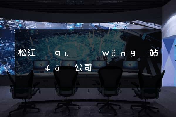 松江區(qū)網(wǎng)站開發(fā)公司